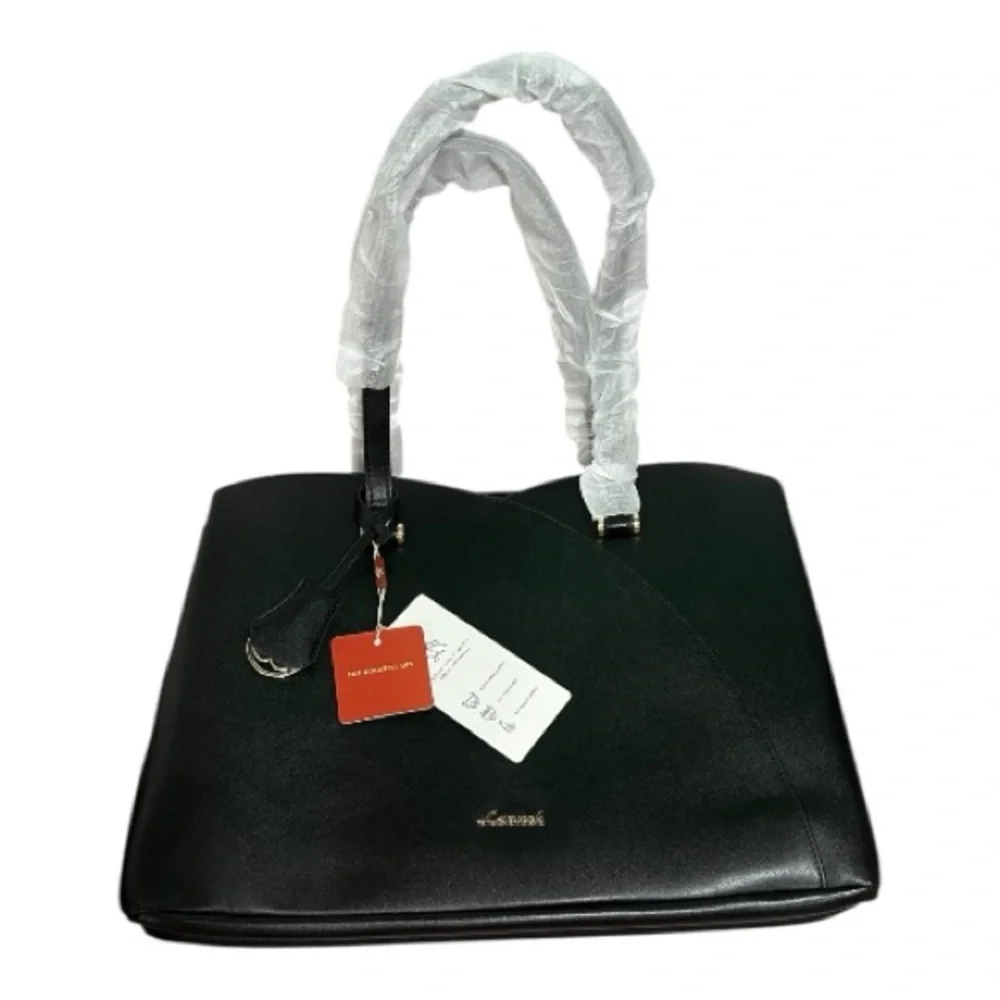 LOVEVOOK Black Laptop Tote Bag for Women Fits 15.6 Inch Laptop New - Picture 9 of 10